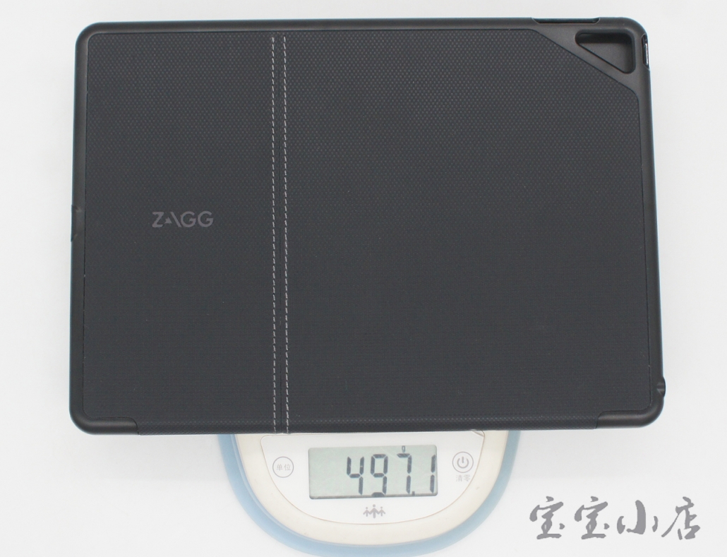 苹果Ipad Pro air2 9.7 蓝牙无线键盘 折叠便携平板七彩背光 ZAGG