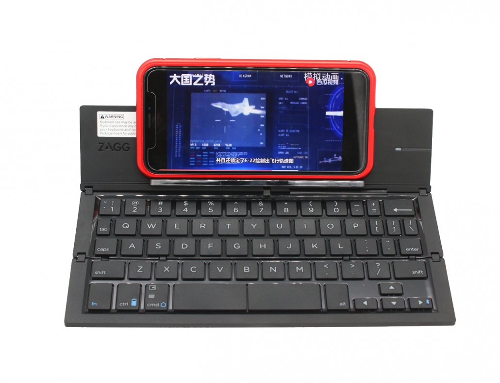 ZAGG 无线折叠键盘 苹果 安卓 平板手机 迷你键盘 口袋键盘 内置支架 安卓版