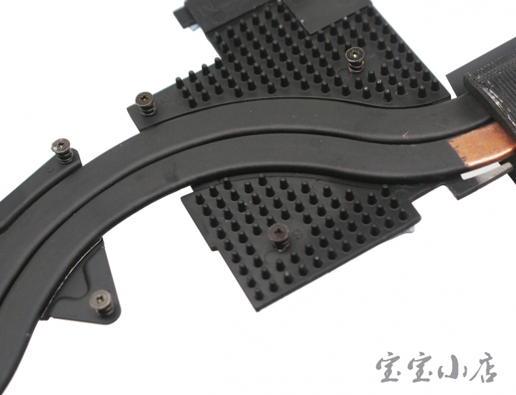 Acer宏碁掠夺者G9-791-78E2 散热器 模组 铜管 拆解13N0-EXA0102