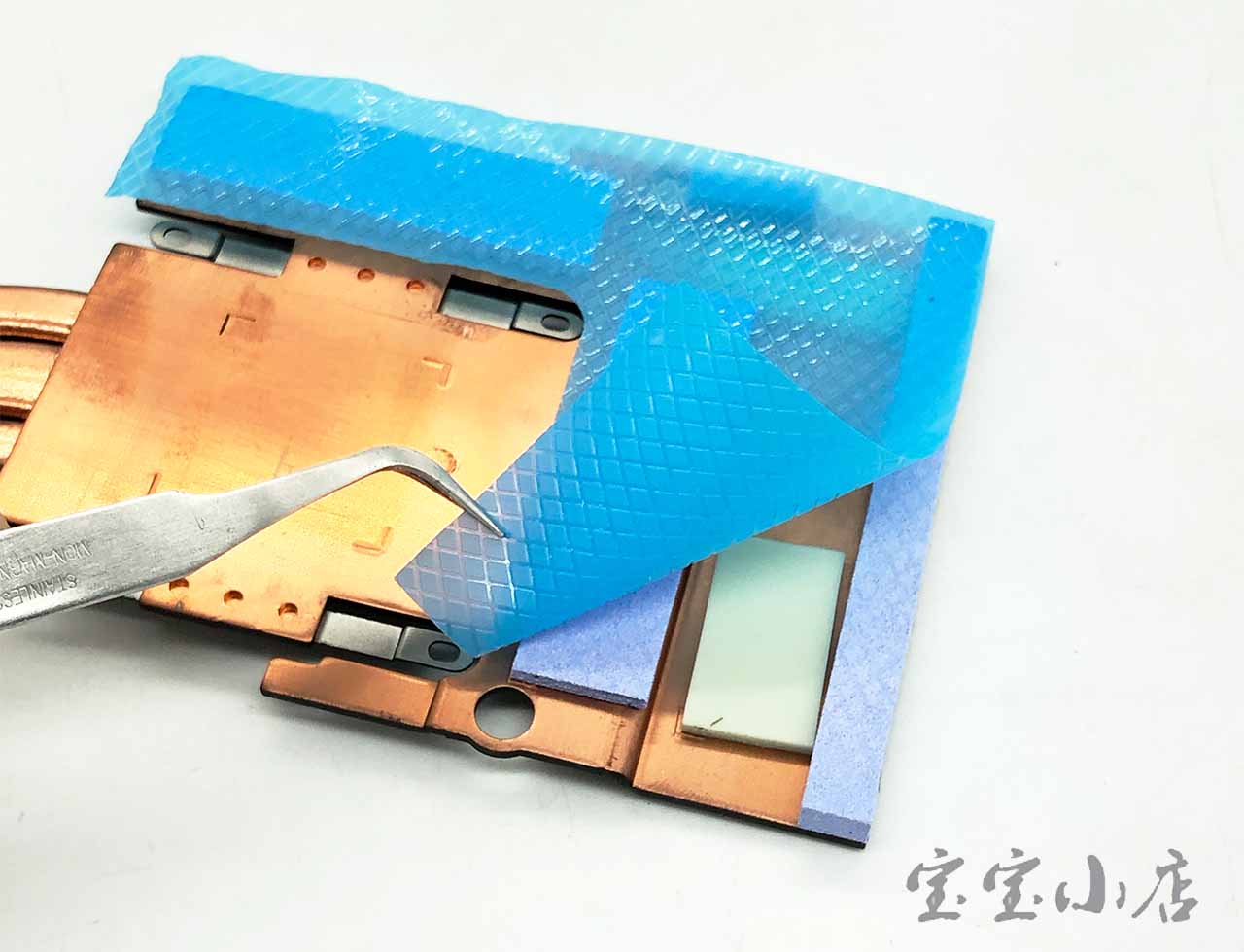 蓝天CLEVO P870 P870DM2 GPU 散热模组铜管 6-31-P870N-302 Video Graphics card Cooling radiator heatsink