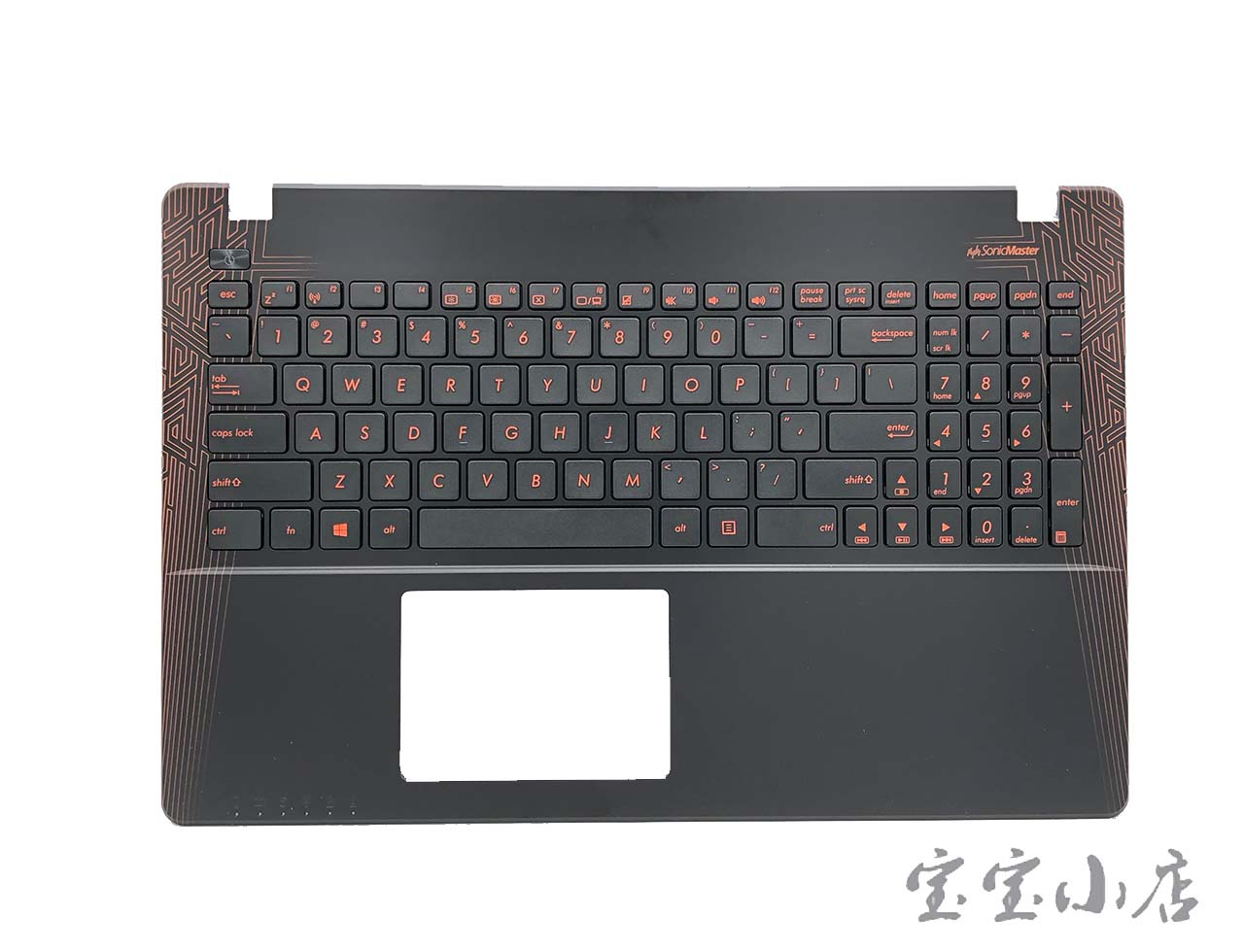 华硕Asus X550VX-DM415T X550IK-DM049T X550VX-DM687T X550VX C壳 掌托 键盘Topcase Keyboard 13NB00TLAP0101 0KNB0-610VUS00