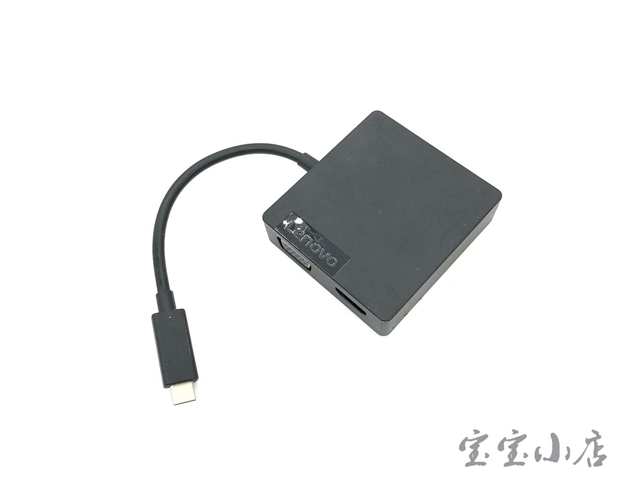 联想USB-C便携式端口扩展器travel hub 4X90M60793 USB转HDMI网卡口