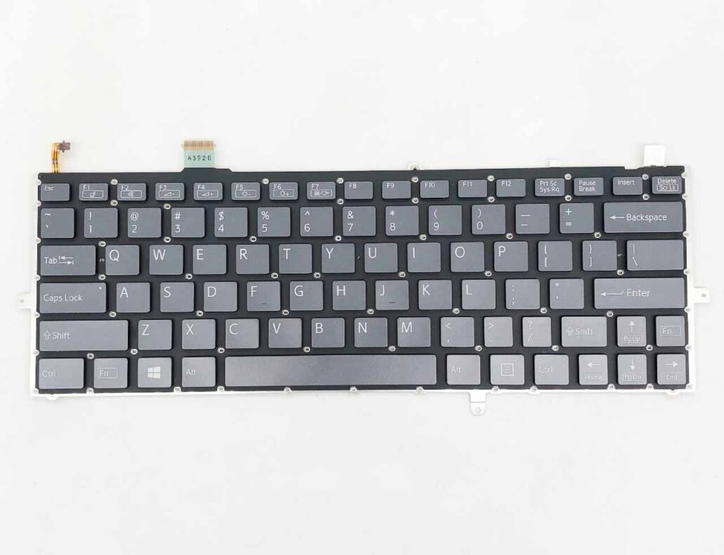 全新索尼Sony Vaio Duo SVD132 英文背光键盘 白 灰黑 Backlit Keyboard US 149245412US HMB3359SMA11