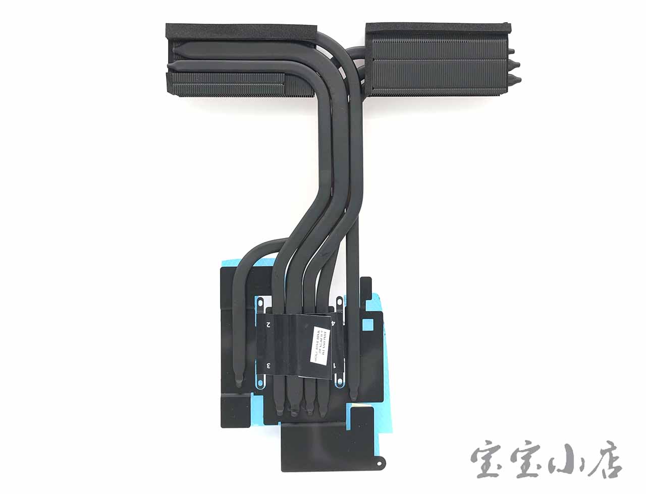 蓝天CLEVO P870x DM2 DM3 KM TM-G 散热模组 铜管 6-31-P872N-401 CPU Cooling Heatsink VGA Heatsink Module for CLEVO N17E-G3