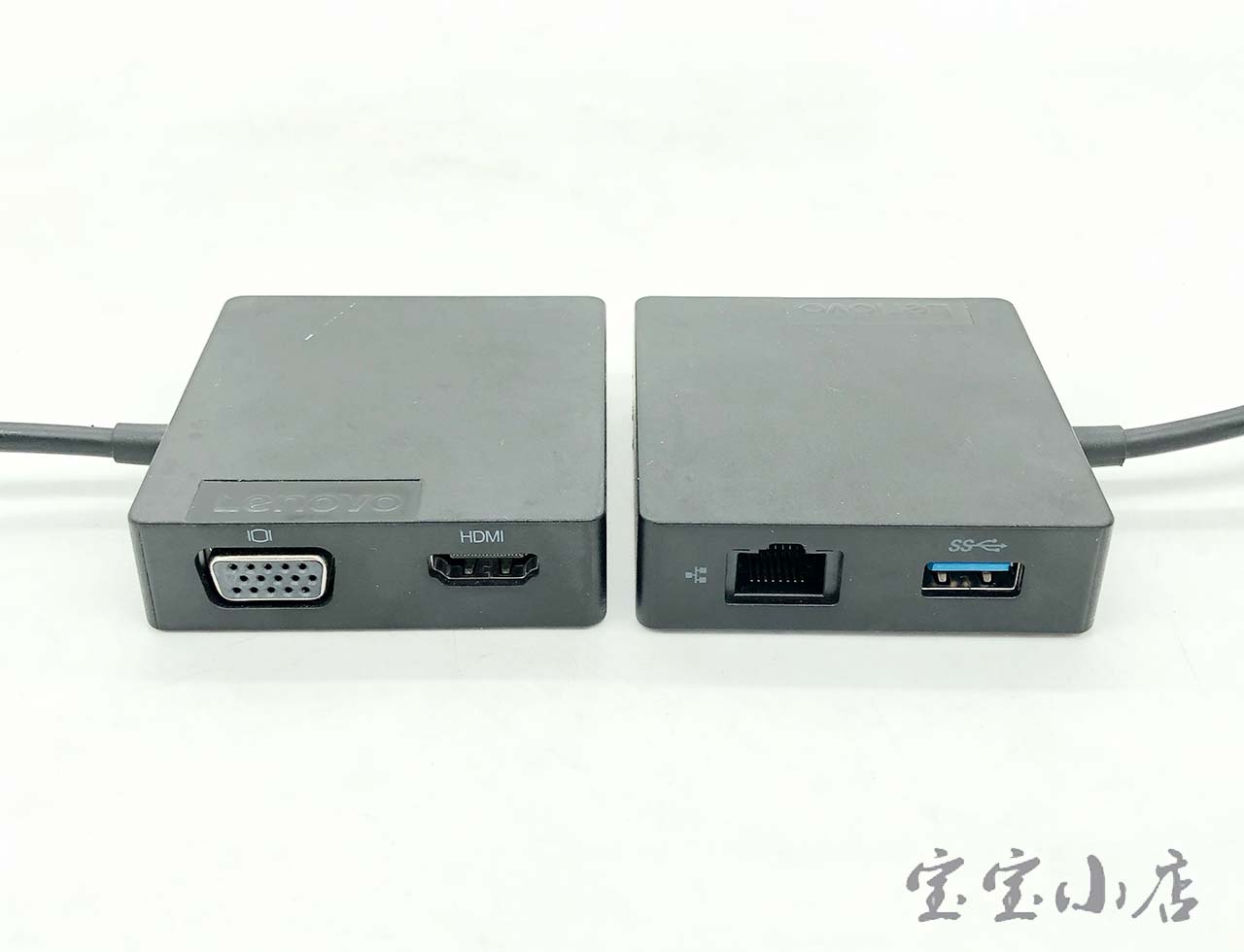 ThinkPad Type-C旅行便携移动扩展坞 USB VGA HDMI RJ45网口4X90M60793扩展器 X1 YOGA X280 X390 T480 T490